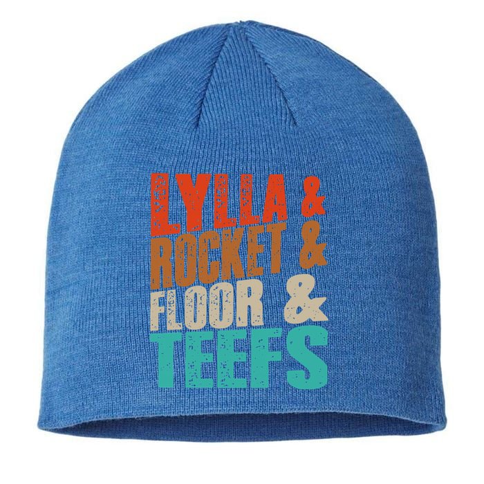 Lylla And Rocket And Floor And Teefs Funny Vintage Sustainable Beanie