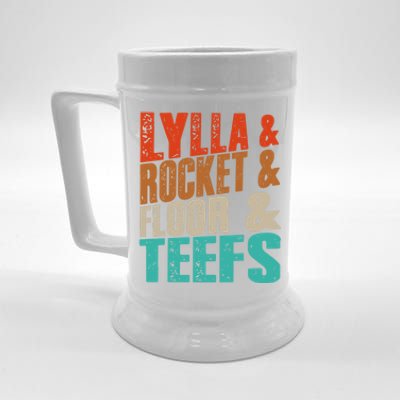 Lylla And Rocket And Floor And Teefs Funny Vintage Beer Stein