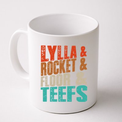 Lylla And Rocket And Floor And Teefs Funny Vintage Coffee Mug