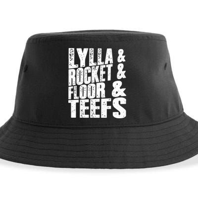 Lylla And Rocket And Floor And Teefs Funny Sustainable Bucket Hat