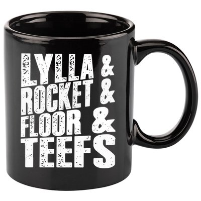 Lylla And Rocket And Floor And Teefs Funny 11oz C Handle Ceramic Mug