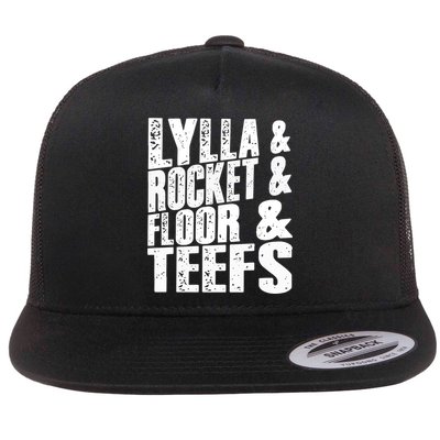 Lylla And Rocket And Floor And Teefs Funny Flatbill Hat