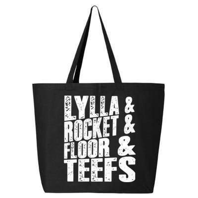 Lylla And Rocket And Floor And Teefs Funny 25L Jumbo Tote
