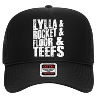 Lylla And Rocket And Floor And Teefs Funny Trucker Hat