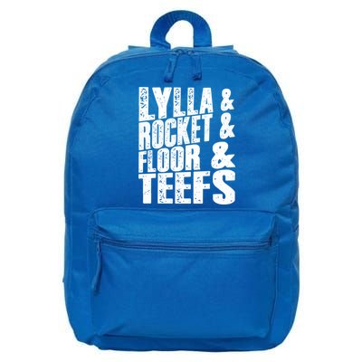 Lylla And Rocket And Floor And Teefs Funny 16 in Basic Backpack