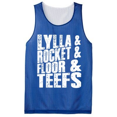 Lylla And Rocket And Floor And Teefs Funny Mesh Reversible Basketball Jersey Tank