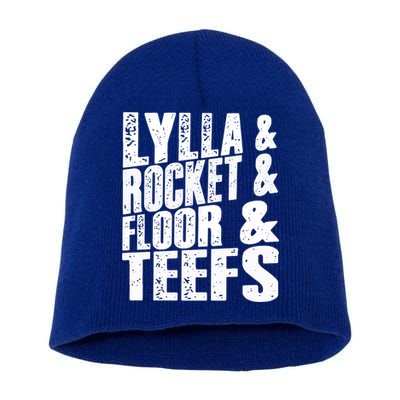 Lylla And Rocket And Floor And Teefs Funny Short Acrylic Beanie