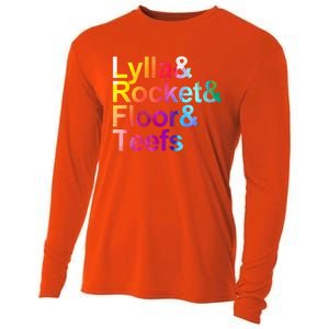 Lylla And Rocket And Floor And Teefs Funny Cooling Performance Long Sleeve Crew