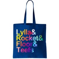 Lylla And Rocket And Floor And Teefs Funny Tote Bag