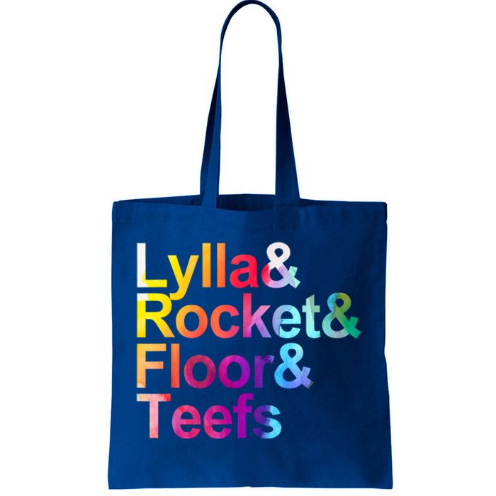 Lylla And Rocket And Floor And Teefs Funny Tote Bag