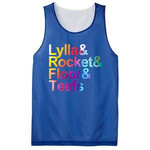 Lylla And Rocket And Floor And Teefs Funny Mesh Reversible Basketball Jersey Tank