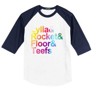 Lylla And Rocket And Floor And Teefs Funny Baseball Sleeve Shirt