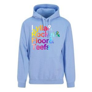 Lylla And Rocket And Floor And Teefs Funny Unisex Surf Hoodie