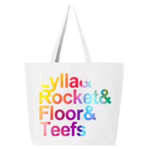 Lylla And Rocket And Floor And Teefs Funny 25L Jumbo Tote