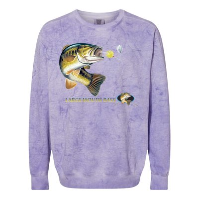 Largemouth Bass Colorblast Crewneck Sweatshirt