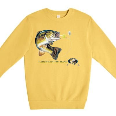 Largemouth Bass Premium Crewneck Sweatshirt