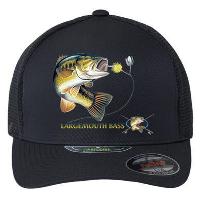 Largemouth Bass Flexfit Unipanel Trucker Cap