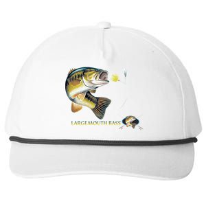 Largemouth Bass Snapback Five-Panel Rope Hat