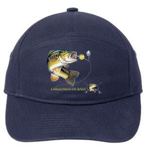 Largemouth Bass 7-Panel Snapback Hat