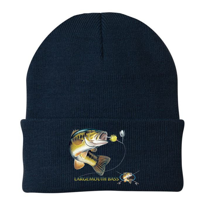 Largemouth Bass Knit Cap Winter Beanie