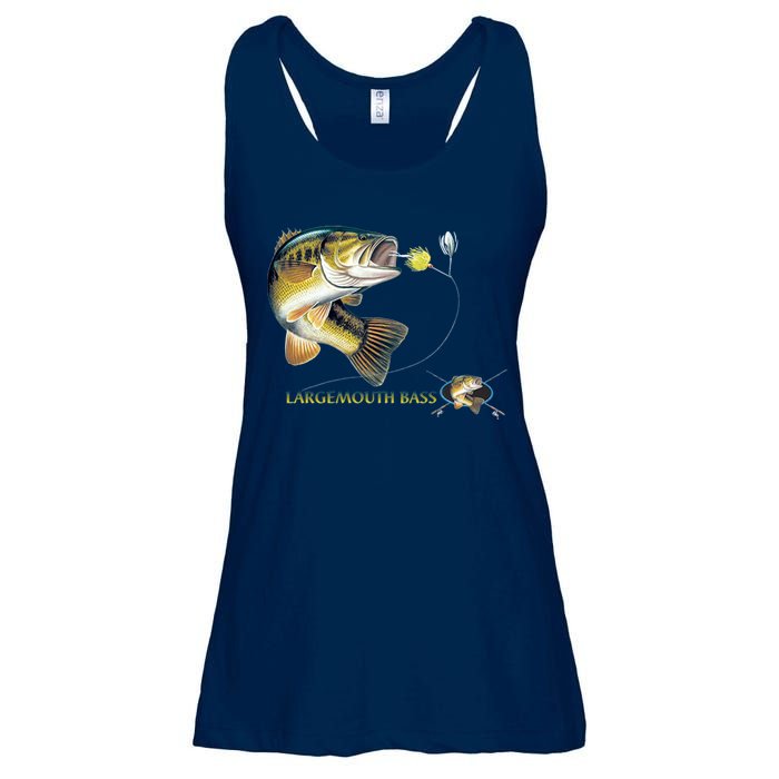 Largemouth Bass Ladies Essential Flowy Tank