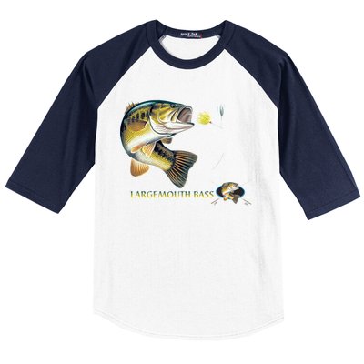 Largemouth Bass Baseball Sleeve Shirt