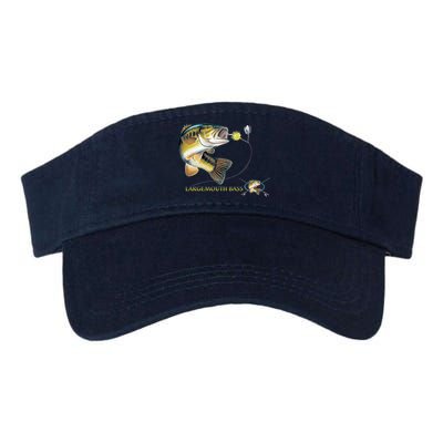 Largemouth Bass Valucap Bio-Washed Visor