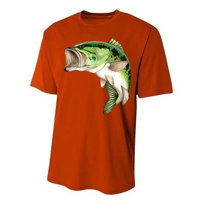 Largemouth Bass Swimming Performance Sprint T-Shirt