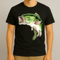 Largemouth Bass Swimming T-Shirt