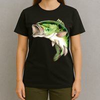Largemouth Bass Swimming T-Shirt