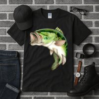 Largemouth Bass Swimming Tall T-Shirt