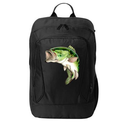 Largemouth Bass Swimming City Backpack