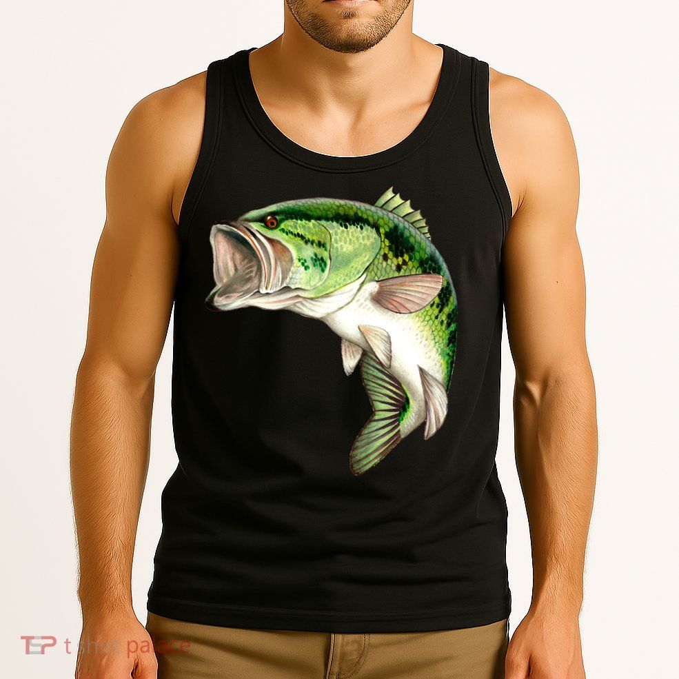 Largemouth Bass Swimming Tank Top
