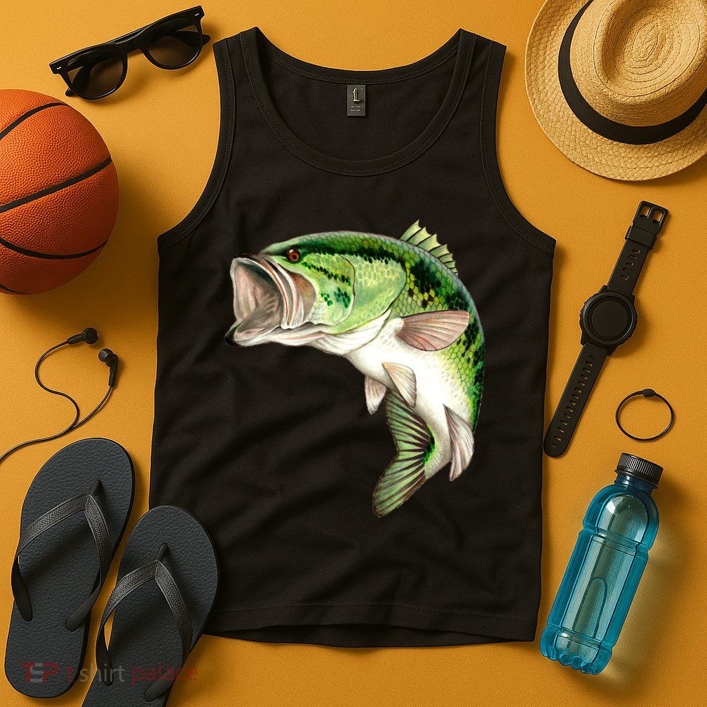 Largemouth Bass Swimming Tank Top