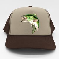 Largemouth Bass Swimming Trucker Hat