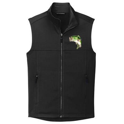 Largemouth Bass Swimming Collective Smooth Fleece Vest