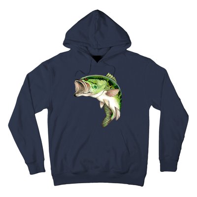 Largemouth Bass Swimming Hoodie