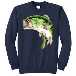 Largemouth Bass Swimming Sweatshirt