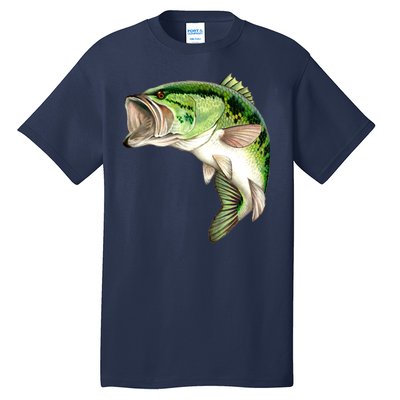 Largemouth Bass Swimming Tall T-Shirt