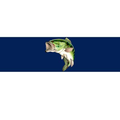 Largemouth Bass Swimming Bumper Sticker