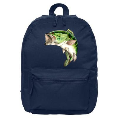 Largemouth Bass Swimming 16 in Basic Backpack