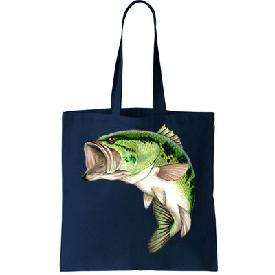 Largemouth Bass Swimming Tote Bag