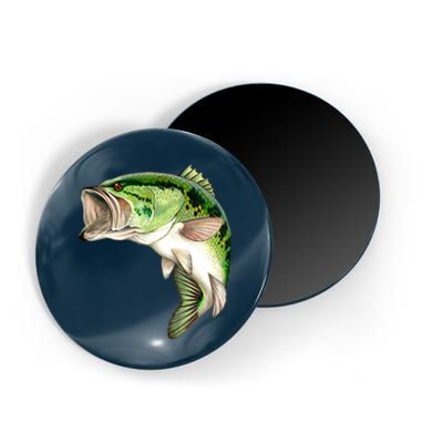 Largemouth Bass Swimming Magnet