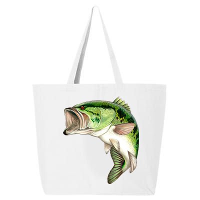 Largemouth Bass Swimming 25L Jumbo Tote