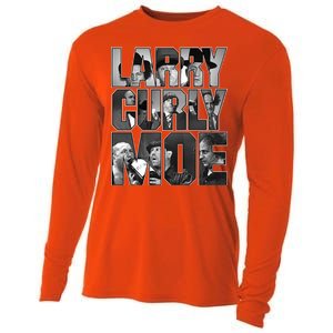 Larry Curly Moe Three Stooges Cooling Performance Long Sleeve Crew