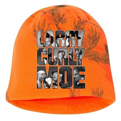 Larry Curly Moe Three Stooges Kati - Camo Knit Beanie