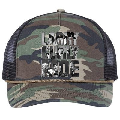 Larry Curly Moe Three Stooges Retro Rope Trucker Hat Cap