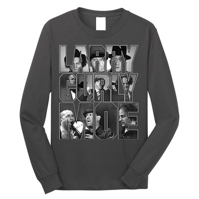 Larry Curly Moe Three Stooges Long Sleeve Shirt