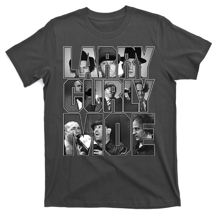 Larry Curly Moe Three Stooges T-Shirt