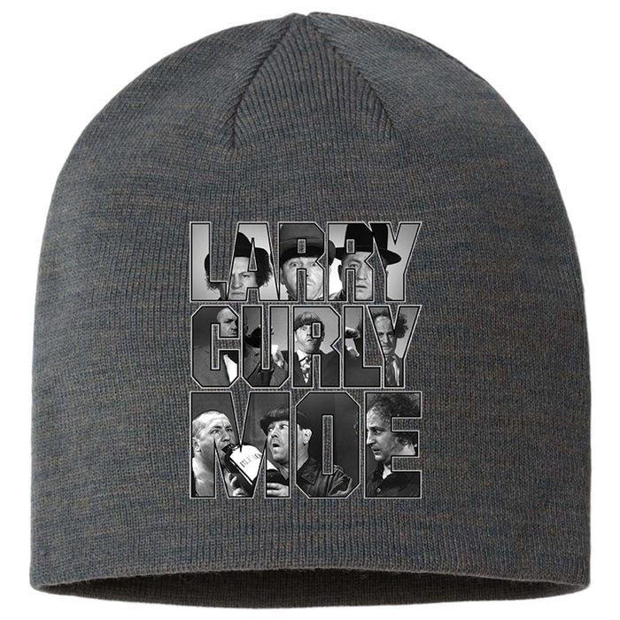 Larry Curly Moe Three Stooges Sustainable Beanie